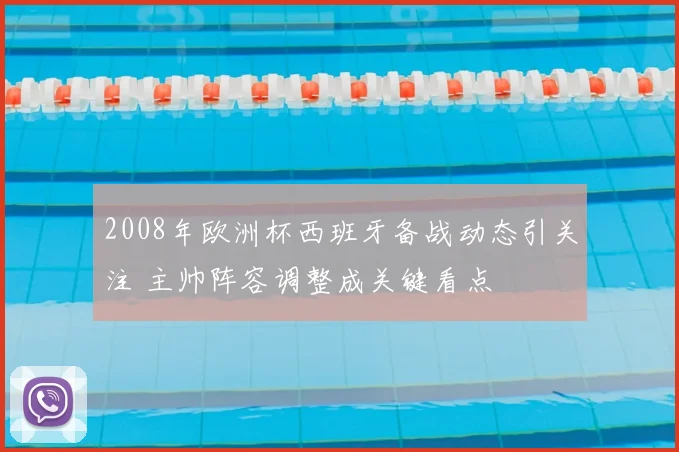2008年欧洲杯西班牙备战动态引关注 主帅阵容调整成关键看点